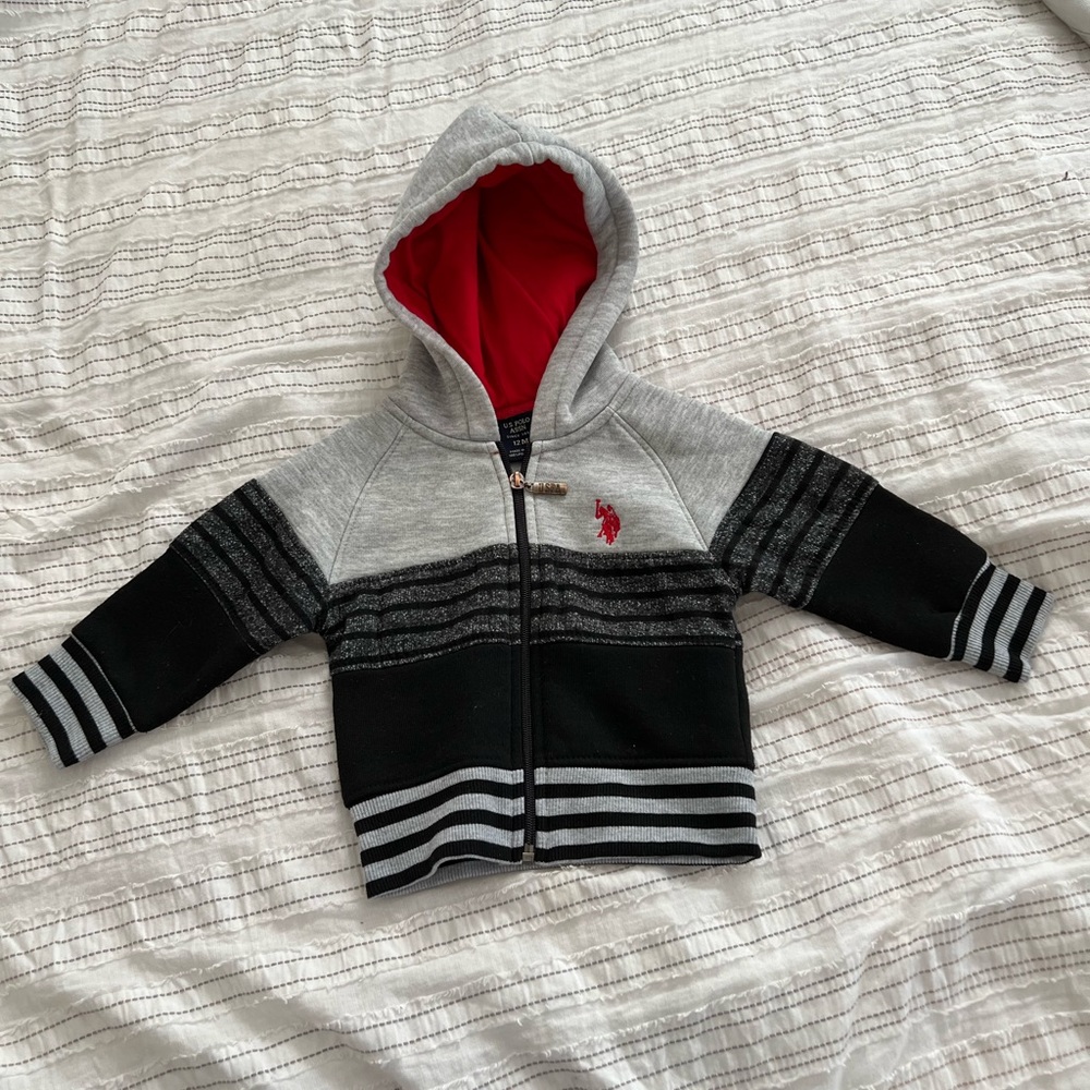Gently worn 12 mos old boy sweatshirt